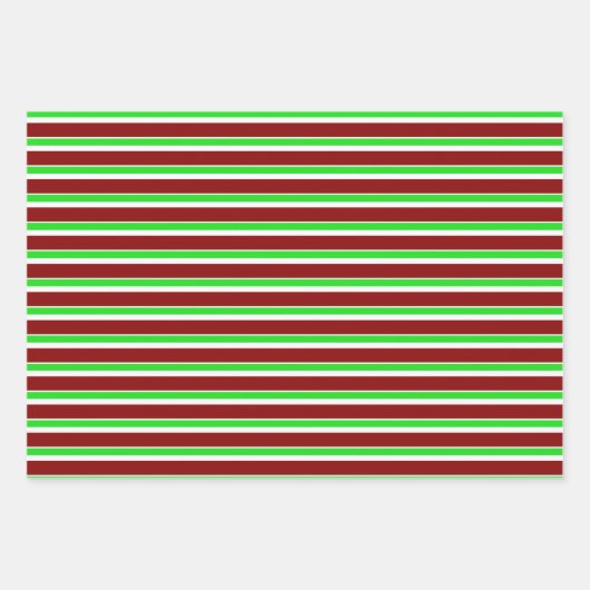 Die Weihnachtsmuster sind grün, weiß, rot und farb Geschenkpapier Set (Vorderseite 2)