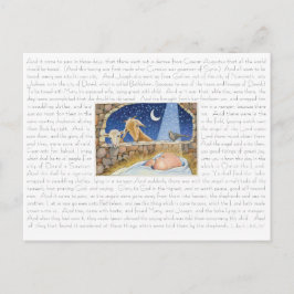 Die Weihnachtspostkarte Feiertagspostkarte