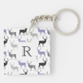 Die Weihnachtsrotwild Schlüsselanhänger (Rückseite)