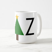Die Weihnachtsruhe - grüne Tasse (VorderseiteRechts)