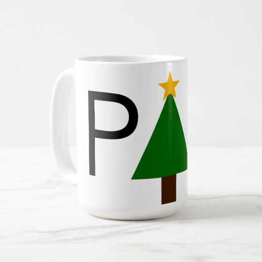 Die Weihnachtsruhe - grüne Tasse (Vorderseite Links)
