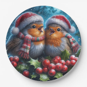 Die Weihnachtssänger Pappteller