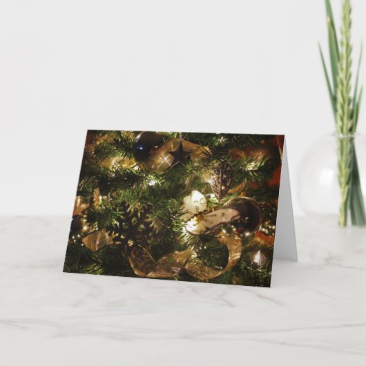 Die Weihnachtsschmetterlinge Feiertagskarte (Vorderseite)