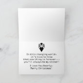 Die WeihnachtsSchneemann-Sammlung Feiertagskarte (Innenseite)