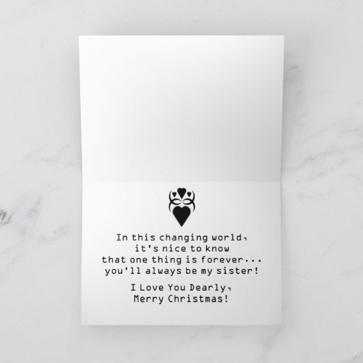 Die WeihnachtsSchneemann-Sammlung Feiertagskarte (Innenseite)