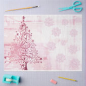 Die Weihnachtsserie der rosa Farbe Design 3 Seidenpapier (Basteln)