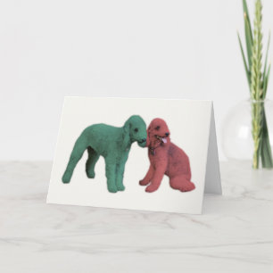 Die Weihnachtsterrier Feiertagskarte