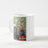 Die Weihnachtsüberraschung Kaffeetasse (Vorderseite Links)
