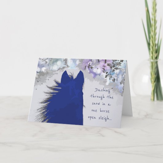 Die Weihnachtswünsche des Schneegesegneten durchat Feiertagskarte (Vorderseite)