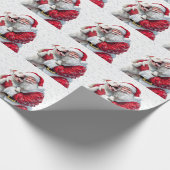 Die Weihnachtszauberei ist ein Wagner Schwanz & We Geschenkpapier (Ecke)