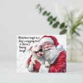 Die Weihnachtszauberei ist ein Wagner Schwanz & We Postkarte (Stehend Vorderseite)