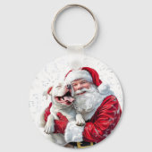 Die Weihnachtszauberei ist ein Wagner Schwanz & We Schlüsselanhänger (Vorderseite)