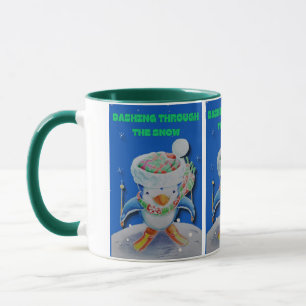 Die Weihnachtszeit der Kinder durchatmen Tasse