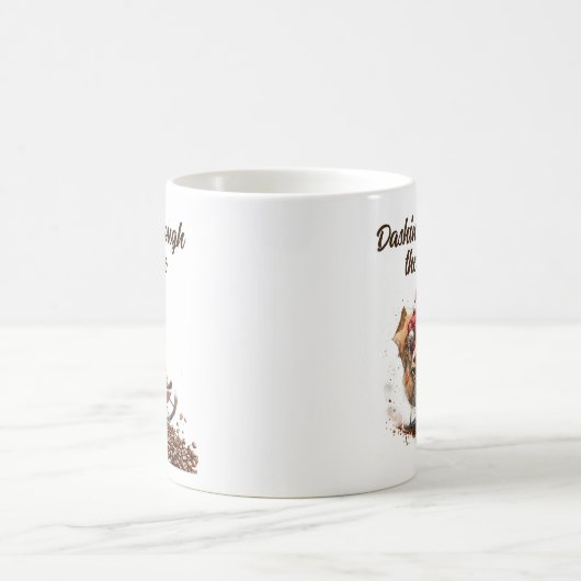 Die Weihnachtszeit des Kaffees durchatmen Kaffeetasse (Mittel)