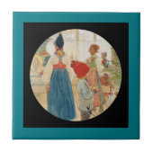 Die Weihnachtszeit Fliese (Vorderseite)