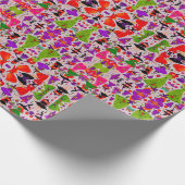 Die Weihnachtszunge 6 Design Wrapping Paper Geschenkpapier (Ecke)