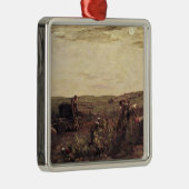 Die Wein-Ernte in Burgunder, 1863 Silbernes Ornament (Rechts)
