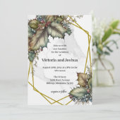 Die Weinberg-Hochzeitseinladung Einladung (Stehend Vorderseite)