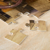 Die Weinkellerei mit großen alten Holzfässern Puzzle (Seite)