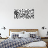Die Weinliebhaber erfreuen sich Leinwanddruck (Insitu (Schlafzimmer))