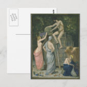 Die Weinpresse von Pierre Puvis de Chavannes Postkarte (Vorne/Hinten)