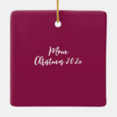 Die Weinprobe Personalisiert Keramikornament (Rückseite)