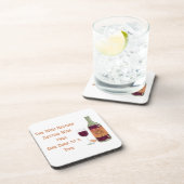 Die Weinrettung Das Weingut ist gratis auf einem Getränkeuntersetzer (Rechte Seite)