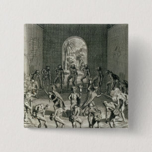 Die Weise, in der karibische Priester ihr Cou Button