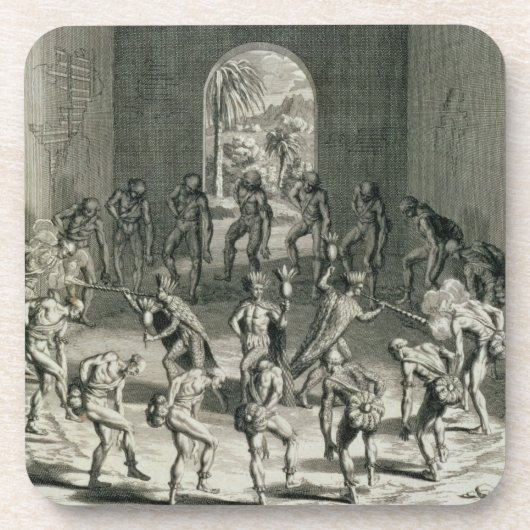 Die Weise, in der karibische Priester ihr Cou Untersetzer (Vorderseite)