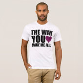 die Weise lassen Sie mich glauben (im Weiß) T-Shirt (Vorne ganz)