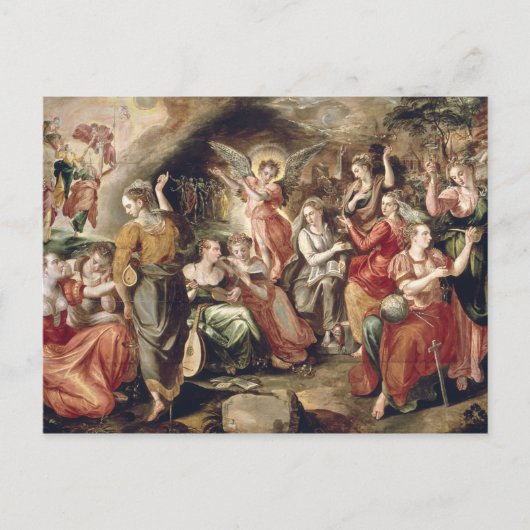 Die Weisen und die dummen Jungfrauen Postkarte (Vorderseite)