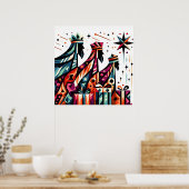 Die Weisen Weihnachtsposter Poster (Küche)