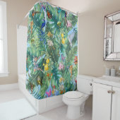 Die weishäufige Fantasiewelt Duschvorhang (Beispiel)