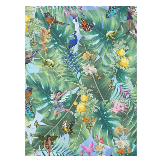 Die weishäufige Fantasiewelt Tischdecke (Vorderseite)