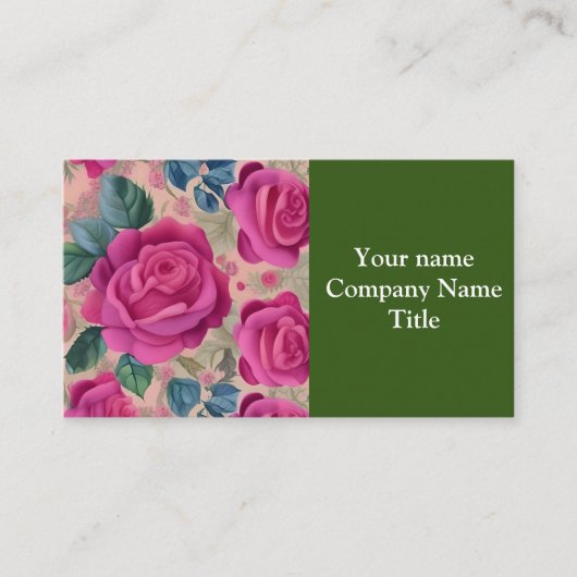 Die Weisheit der Rose - weich und ruhig Visitenkarte (Vorderseite)