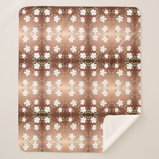 Die weiße Blanke Sherpadecke (Vorderseite)