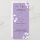 Die weiße Blume zum Feiern der Lebensfotokarte Einladung (Rückseite)