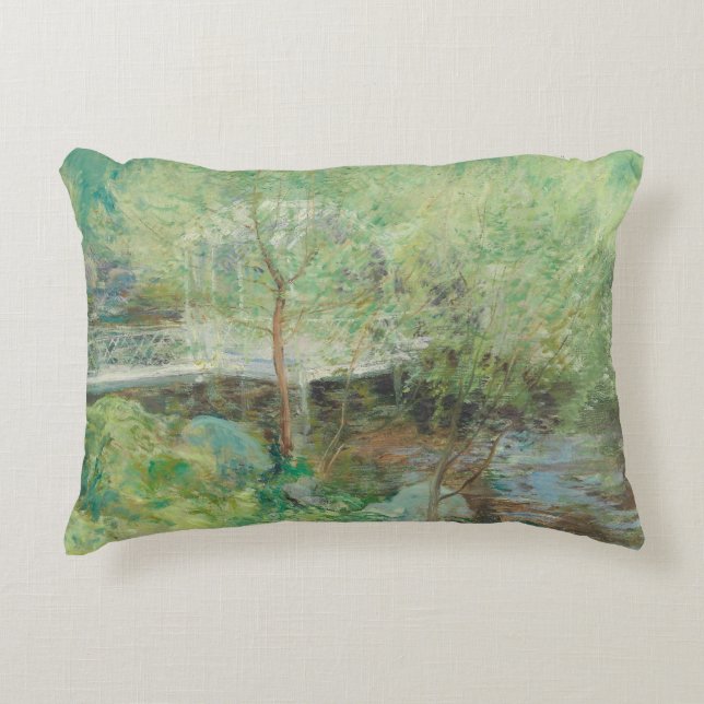 Die weiße Brücke Dekokissen (Vorderseite)