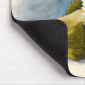 Die weiße Hechel Mousepad (Ecke)