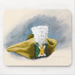 Die weiße Hechel Mousepad