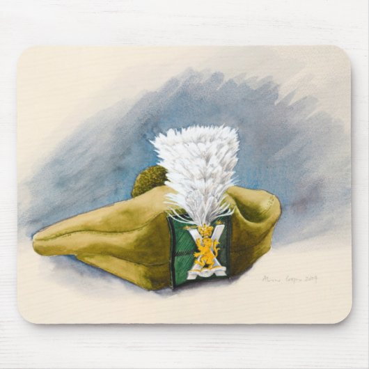 Die weiße Hechel Mousepad (Vorne)