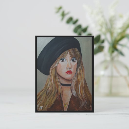 Die weiße Hexenmalerei von Alfred Fox Collvable Postkarte (Stehend Vorderseite)