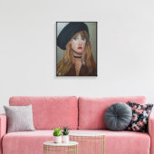 Die weiße Hexenmalerei von Alfred Fox Leinwanddruck (Insitu (Wohnzimmer))