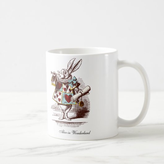 Die weiße Kaninchen-Tasse Kaffeetasse (Rechts)