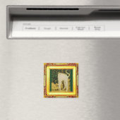 Die weiße Katze, Bonnard Magnet (In Situ (Geschirrspüler))