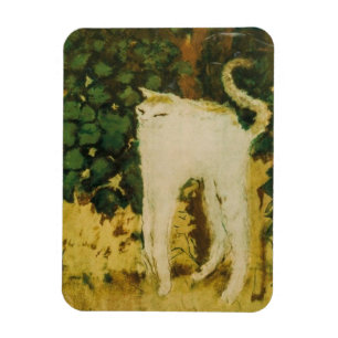 Die weiße Katze von Bonnard Magnet