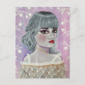 Die weiße Königin Postkarte (Vorderseite)