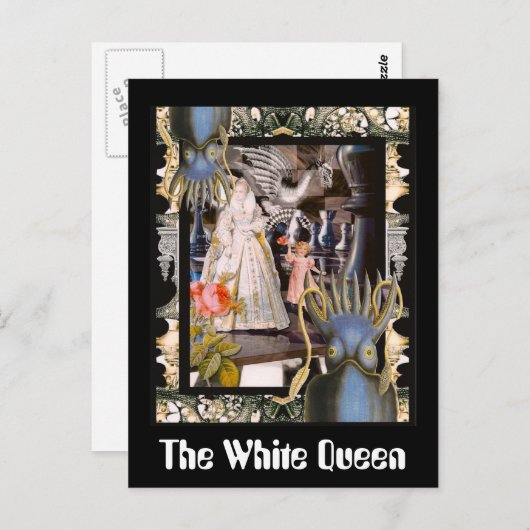 Die weiße Königin Postkarte (Vorne/Hinten)