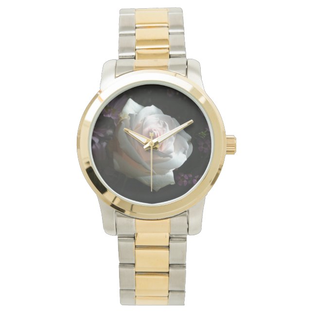 Die weiße Rose Armbanduhr (Vorderseite)