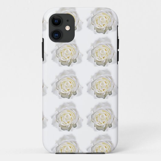 Die weiße Rose der Liebe_ Case-Mate iPhone Hülle (Rückseite)